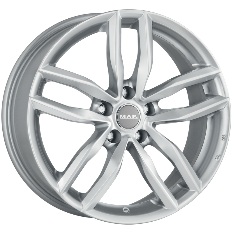 Mak Wheels - SARTHE - Silver - SILVER - 19" x 8", 49 Offset, 5x112 (Bolt Pattern), 57.1mm HUB