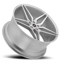 Spec-1 Racing - SPM-81 - Silver - Silver Brushed - 20" x 9", 38 Offset, 5x114.3 (Bolt pattern), 73.10mm HUB