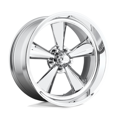US Mag - U104 STANDARD - Polished - CHROME PLATED - 17" x 8", 1 Offset, 5x120.65 (Bolt Pattern), 72.6mm HUB