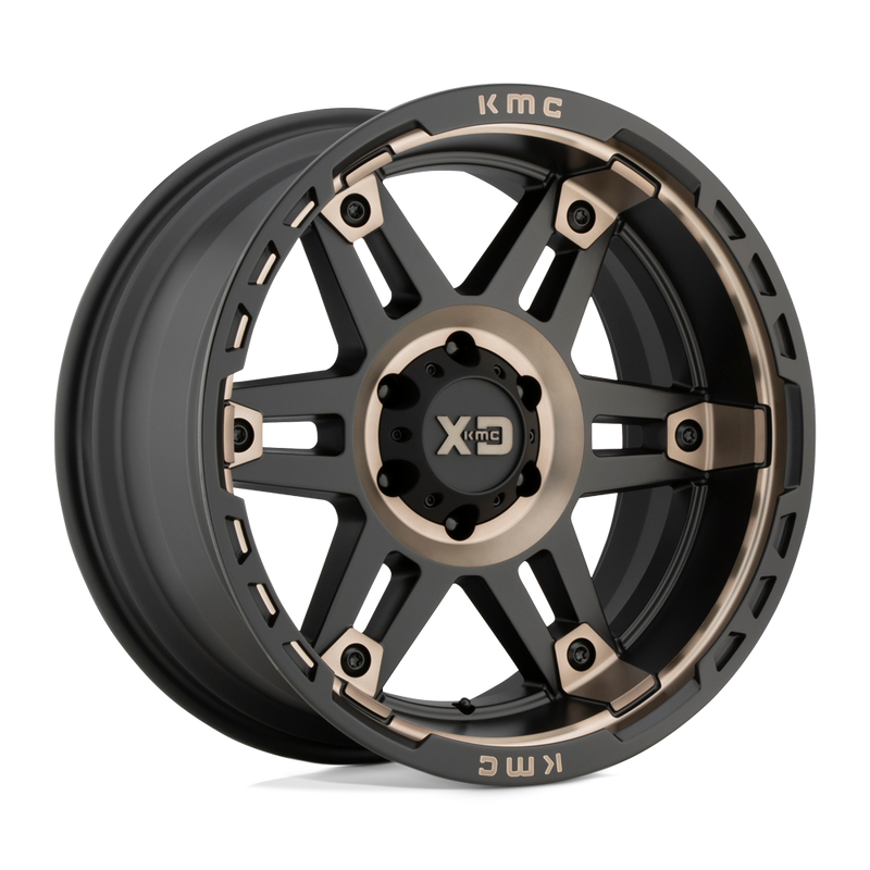 XD Series - XD840 SPY II - Black - Satin Black Dark Tint - 20" x 10", -18 Offset, 5x127 (Bolt Pattern), 71.5mm HUB
