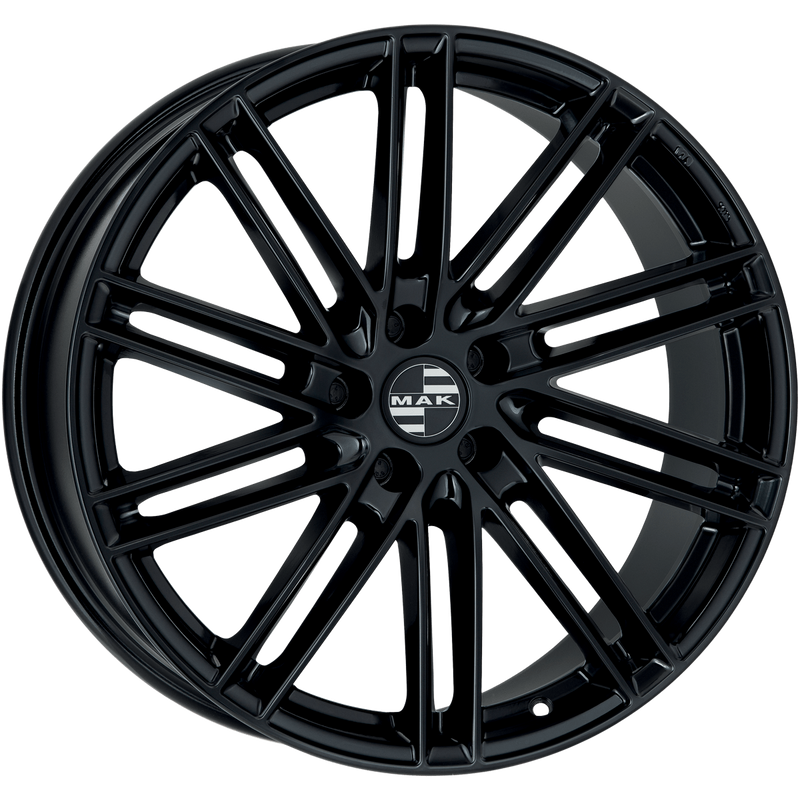 Mak Wheels - LEIPZIG-D - Black - GLOSS BLACK - 22" x 11.5", 52 Offset, 5x130 (Bolt Pattern), 71.6mm HUB