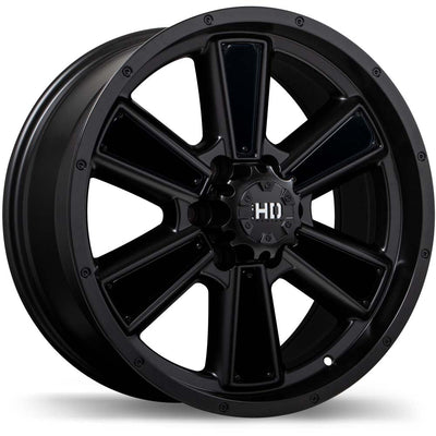 Fast HD - Tomahawk - Black - Satin Black - 20" x 9", 20 Offset, 6x135 (Bolt Pattern), 87.1mm HUB