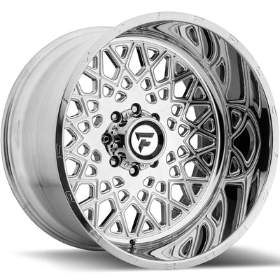 Fittipaldi Offroad - FTF10 - Polished - Polished - 24" x 14", -76 Offset, 8x165.1 (Bolt Pattern), 125.2mm HUB