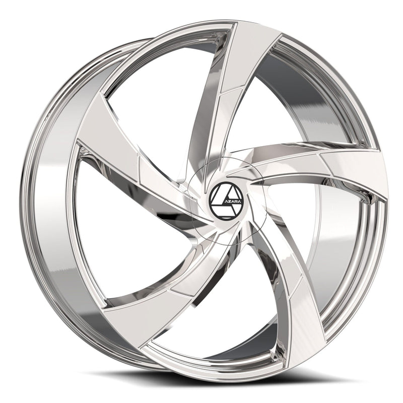 Azara - AZA-524 - Chrome - Nano Chrome - 20" x 8.5", 35 Offset, 5x112/114.3 (Bolt pattern), 74.10mm HUB