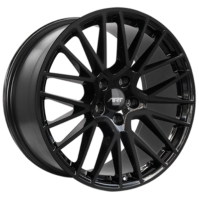 ART - Replica 198 - Black - Gloss Black - 21" x 9.5", 46 Offset, 5x130 (Bolt Pattern), 71.5mm HUB