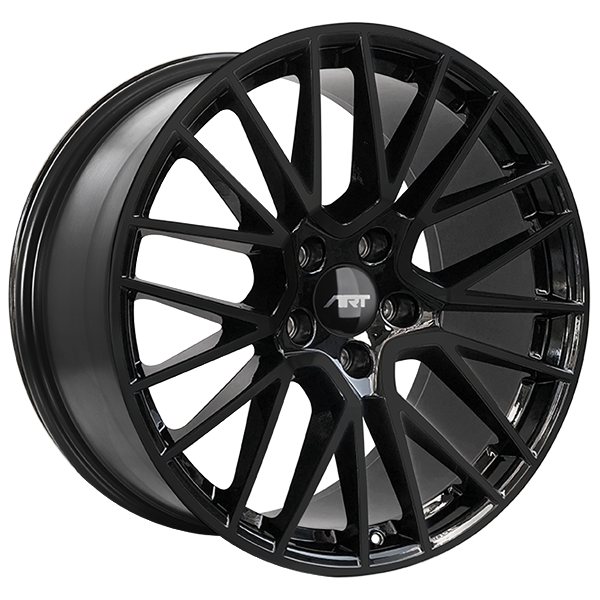 ART - Replica 198 - Black - Gloss Black - 21" x 9.5", 46 Offset, 5x130 (Bolt Pattern), 71.5mm HUB