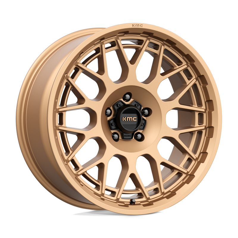 KMC Wheels - KM722 TECHNIC - Bronze - MATTE BRONZE - 20" x 9", 18 Offset, 5x127 (Bolt Pattern), 71.5mm HUB