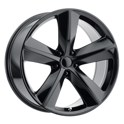 OE Creations - PR123 - Black - GLOSS BLACK - 20" x 9", 2 Offset, 5x115 (Bolt Pattern), 71.5mm HUB