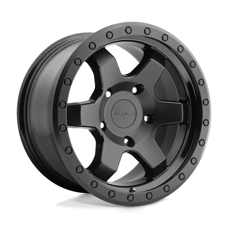 Rotiform - R151 SIX-OR - Black - MATTE BLACK - 20" x 9", 1 Offset, 6x135 (Bolt Pattern), 87.1mm HUB