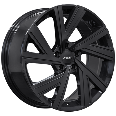 ART - Replica 234 - Black - Gloss Black - 18" x 8", 45 Offset, 5x112 (Bolt Pattern), 57.1mm HUB