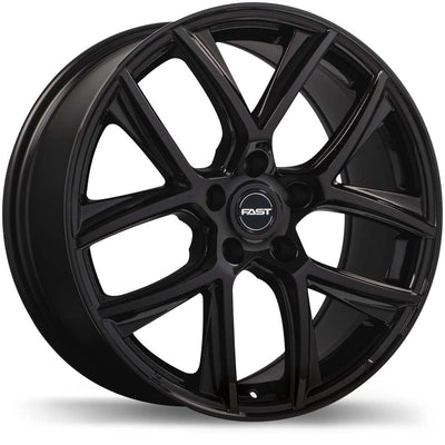 Fast Wheels - Tactic - Black - Gloss Black - 16" x 6.5", 35 Offset, 5x114.3 (Bolt Pattern), 66.1mm HUB