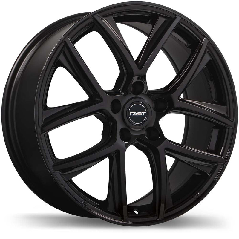 Fast Wheels - Tactic - Black - Gloss Black - 16" x 6.5", 35 Offset, 5x114.3 (Bolt Pattern), 66.1mm HUB