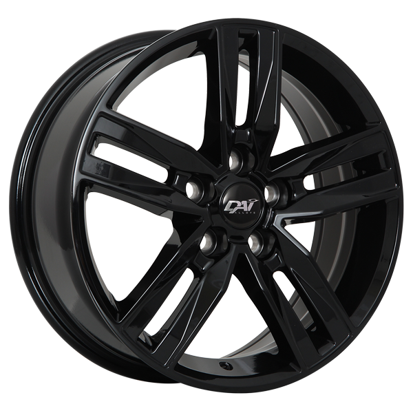 Dai Alloys - PRIME - Black - Gloss Black - 17" x 7", 45 Offset, 5x114.3 (Bolt Pattern), 67.1mm HUB