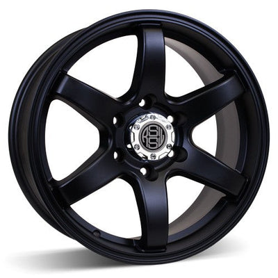 RSSW - Torque - Black - Matte black - 17" x 7.5", 31 Offset, 6x139.7 (Bolt Pattern), 78.1mm HUB