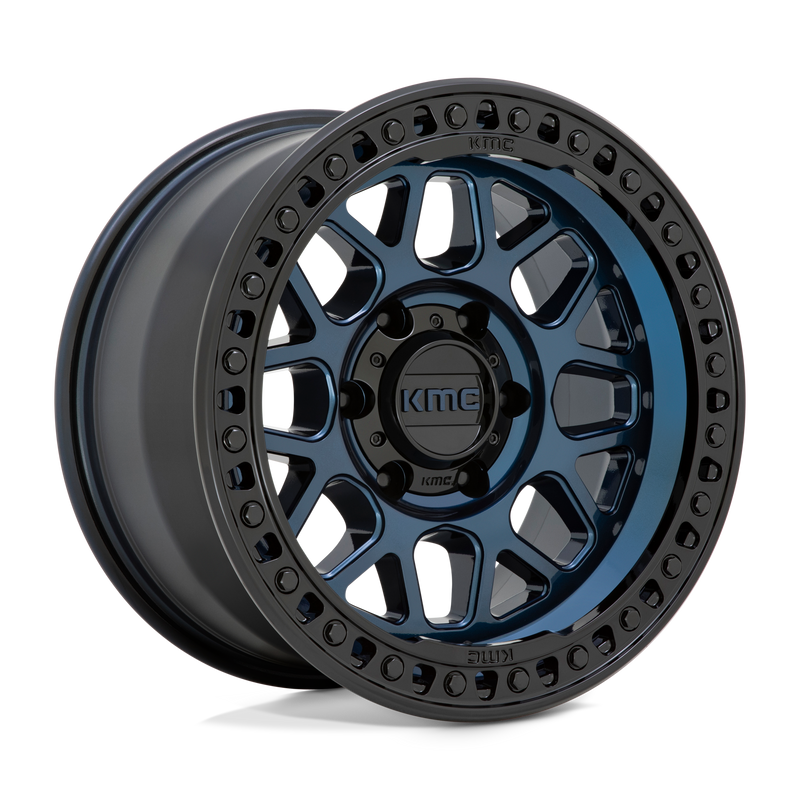 KMC Wheels - KM549 GRS - MIDNIGHT BLUE WITH GLOSS BLACK LIP - 20" x 9", 0 Offset, 5x127 (Bolt Pattern), 71.5mm HUB