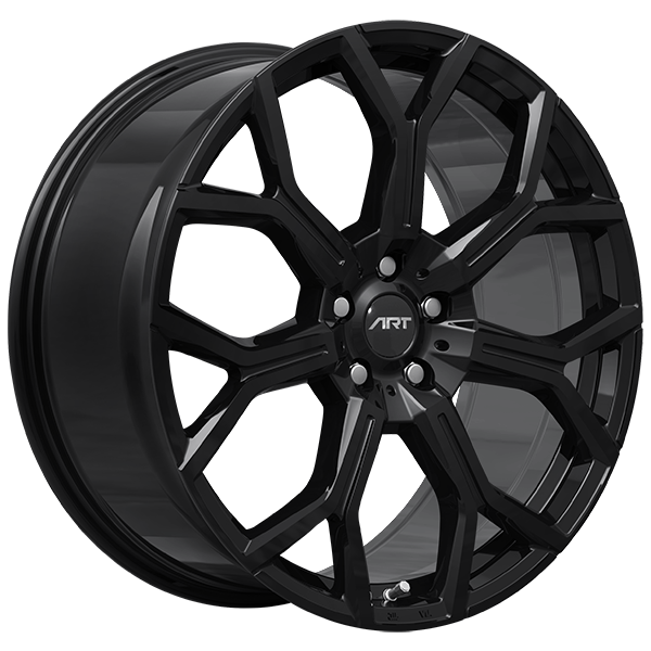 ART - Replica 225 - Black - Gloss Black - 21" x 9.5", 36 Offset, 5x112 (Bolt Pattern), 66.6mm HUB