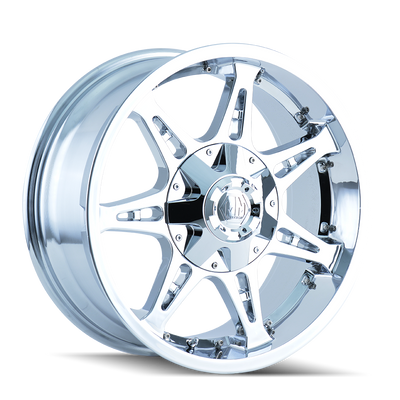 Mayhem - MISSILE - Chrome - CHROME - 20" x 12", -44 Offset, 5x127/139.7 (Bolt Pattern), 87mm HUB