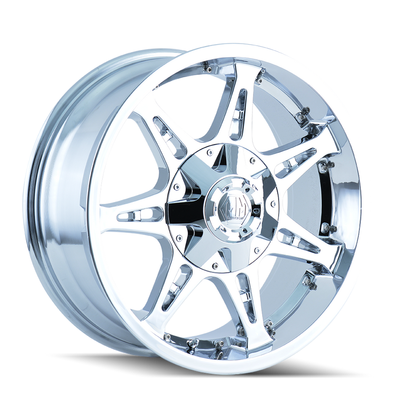 Mayhem - MISSILE - Chrome - CHROME - 20" x 12", -44 Offset, 5x127/139.7 (Bolt Pattern), 87mm HUB