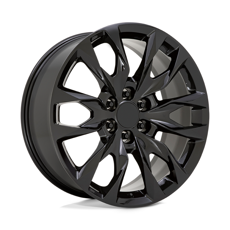 OE Creations - PR210 - Black - GLOSS BLACK - 22" x 9", 28 Offset, 6x139.7 (Bolt Pattern), 78.1mm HUB