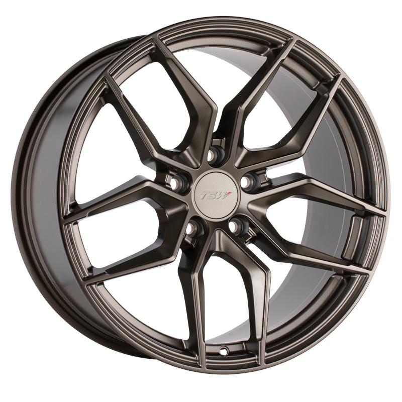 TSW Wheels - SILVANO - Gunmetal - MATTE BRONZE - 20" x 10", 4 Offset, 5x114.3 (Bolt Pattern), 76.1mm HUB