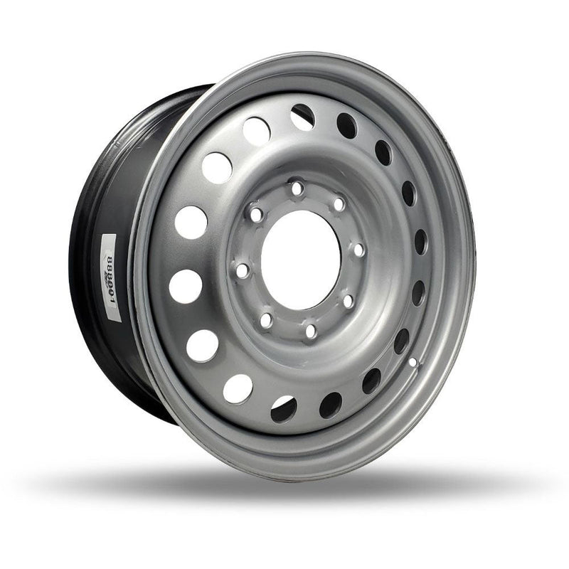 DTD - Steel - Silver - Silver - 18" x 7.5", 40 Offset, 8x180 (Bolt Pattern), 124.1mm HUB
