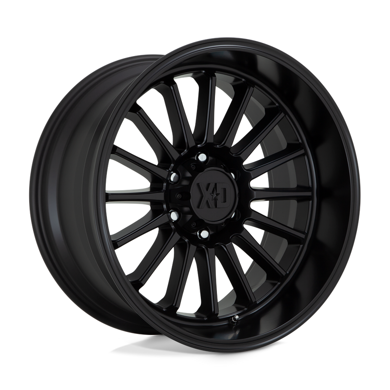 XD Series - XD857 WHIPLASH - Black - SATIN BLACK - 20" x 10", -18 Offset, 6x139.7 (Bolt Pattern), 106.1mm HUB
