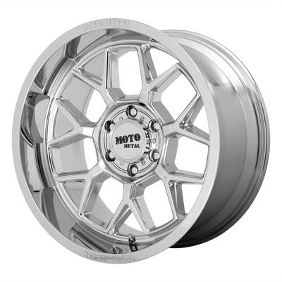 Moto Metal - MO803 BANSHEE - Chrome - CHROME - 20" x 10", -18 Offset, 8x180 (Bolt Pattern), 124.2mm HUB