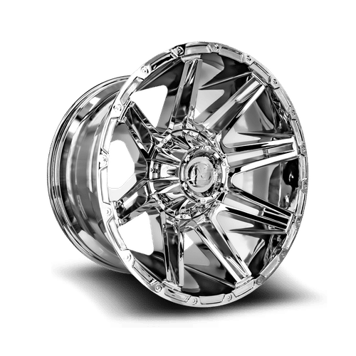 XF Off-Road - XF-220 - Chrome - 20" x 12", -44 Offset, 8x170/165.1 (Bolt pattern), 125.2mm HUB