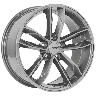 ART - Replica 129 - Silver - Silver - 18" x 8", 35 Offset, 5x112 (Bolt Pattern), 66.5mm HUB