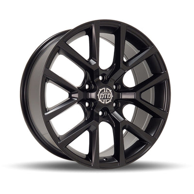DTD - NORDIK - Black - Satin Black - 18" x 8", 35 Offset, 6x139.7 (Bolt Pattern), 93.1mm HUB