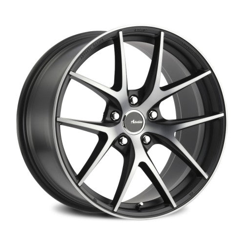 Advanti - Vigoroso - Black - Matte Black Matte Clear - 17" x 7.5", 45 Offset, 5x108 (Bolt Pattern), 73.1mm HUB
