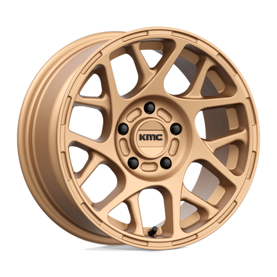 KMC Wheels - KM708 BULLY - Bronze - Matte Bronze - 16" x 7.5", 30 Offset, 5x114.3 (Bolt Pattern), 72.6mm HUB
