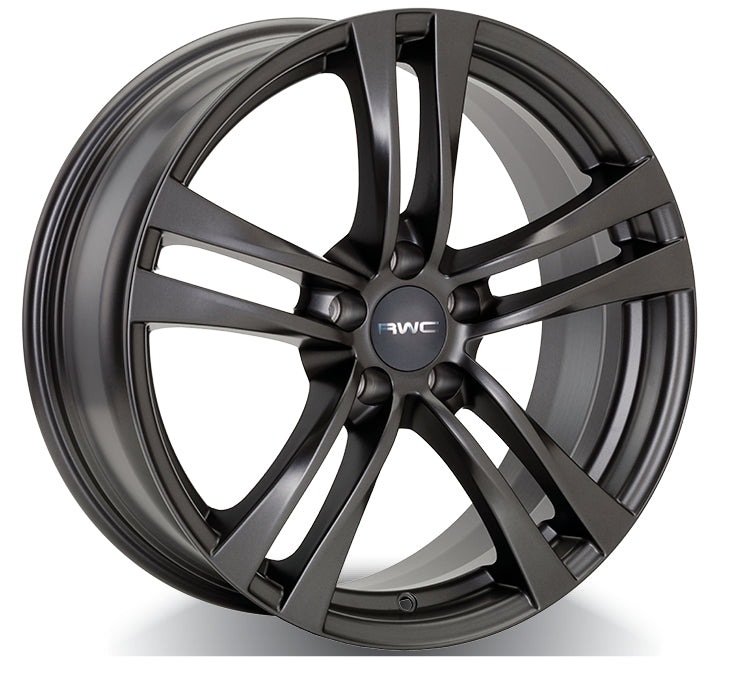 RWC - IF40 - Grey - GREY FUSILLE - 17" x 7.5", 35 Offset, 5x114.3 (Bolt Pattern), 66.1mm HUB