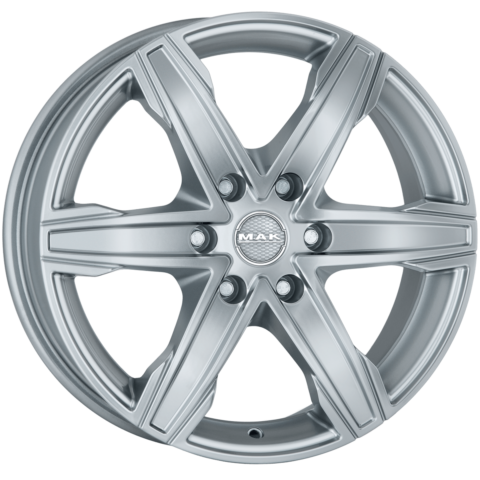Mak Wheels - KING6 - Silver - SILVER - 18" x 8", 45 Offset, 6x114.3 (Bolt Pattern), 66.1mm HUB