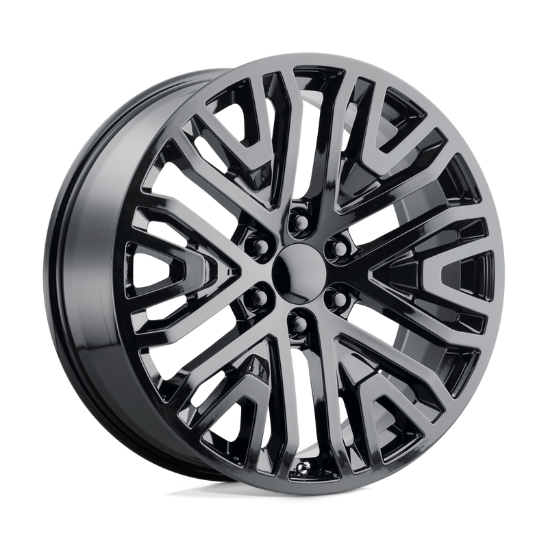 OE Creations - PR197 - Black - GLOSS BLACK - 20" x 9", 24 Offset, 6x139.7 (Bolt Pattern), 78.1mm HUB