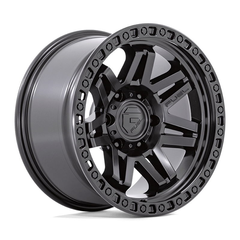 Fuel - D810 SYNDICATE - Black - BLACKOUT - 17" x 9", 1 Offset, 6x135 (Bolt Pattern), 87.1mm HUB