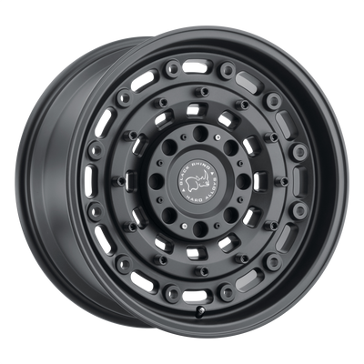 Black Rhino - ARSENAL - Gunmetal - TEXTURED MATTE BLACK - 20" x 8.5", 3 Offset, 5x120 (Bolt Pattern), 76.1mm HUB