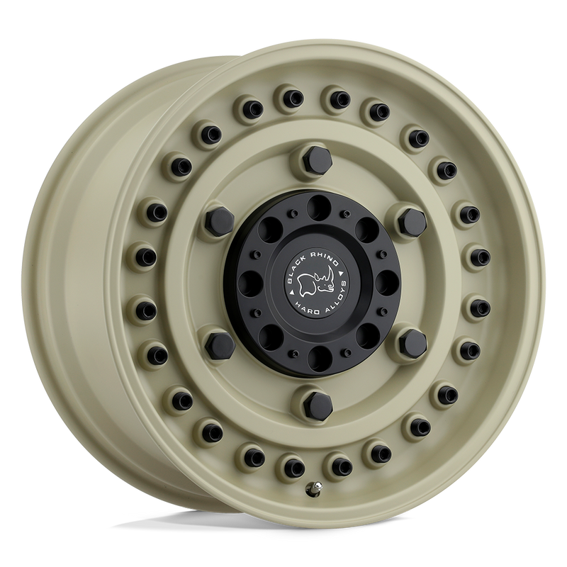 Black Rhino - ARMORY - Desert Sand - DESERT SAND - 20" x 9.5", -18 Offset, 5x127/139.7 (Bolt Pattern), 78.1mm HUB