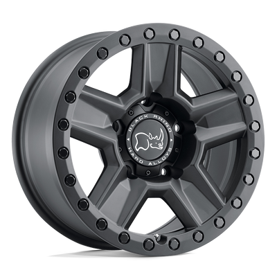 Black Rhino - RAVINE - Black - MATTE BLACK - 18" x 9", 12 Offset, 6x139.7 (Bolt Pattern), 112.1mm HUB