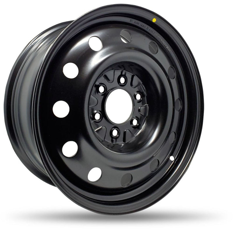 DTD - Steel - Black - Black - 18" x 7.5", 44 Offset, 6x135 (Bolt Pattern), 87.1mm HUB