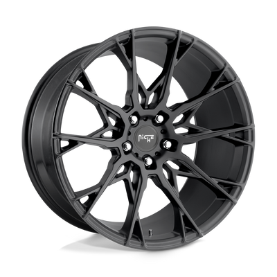 Niche - M183 STACCATO - Black - MATTE BLACK - 22" x 9", 38 Offset, 5x112 (Bolt Pattern), 66.6mm HUB