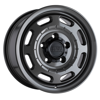 Black Rhino - BANDOLIER - Gunmetal - GLOSS GUNMETAL - 17" x 8", 38 Offset, 6x130 (Bolt Pattern), 84.1mm HUB