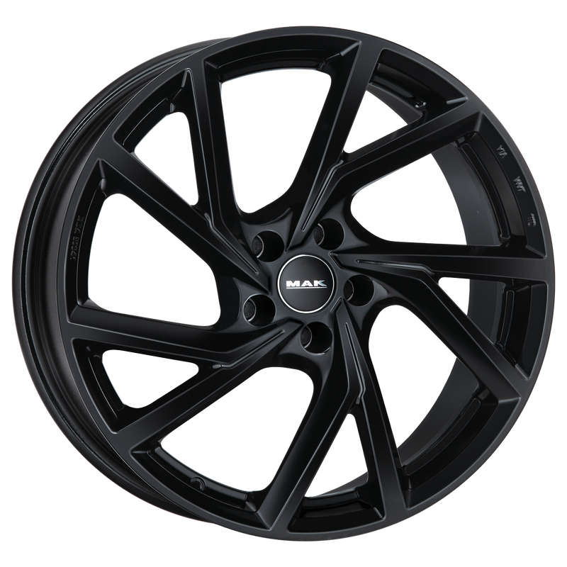 Mak Wheels - KASSEL - Black - GLOSS BLACK - 17" x 7", 35 Offset, 5x114.3 (Bolt Pattern), 76mm HUB