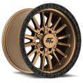 GT Off-Road - CHAMBER - Bronze - Black Ring / Matte Bronze Centre - 18" x 12", -44 Offset, 6x135/139.7 (Bolt pattern), 106.10mm HUB