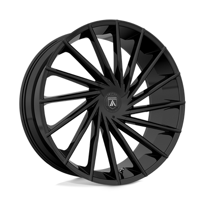 Asanti Black - ABL-18 MATAR - Black - GLOSS BLACK - 26" x 10", 30 Offset, 6x135/139.7 (Bolt Pattern), 100.3mm HUB