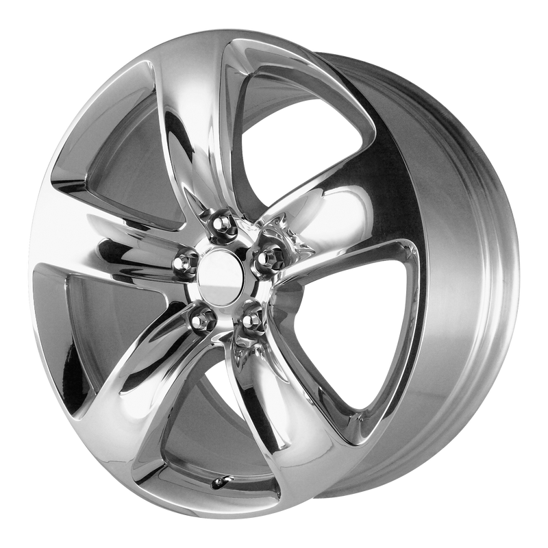 OE Creations - PR154 - Silver - POLISHED - 20" x 9", 34 Offset, 5x127 (Bolt Pattern), 71.5mm HUB