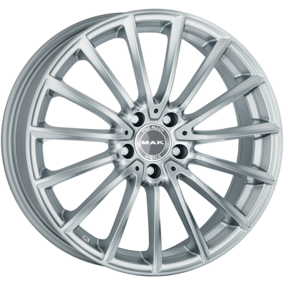 Mak Wheels - KOMET - Silver - SILVER - 19" x 8", 34 Offset, 5x112 (Bolt Pattern), 66.6mm HUB