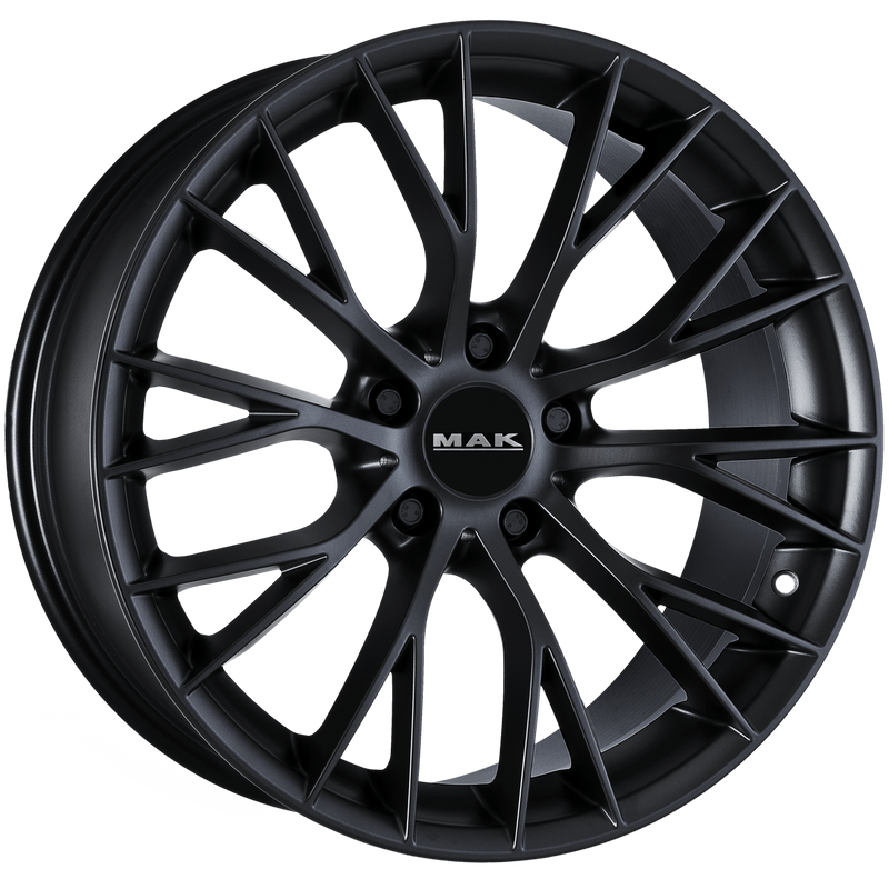 Mak Wheels - MUNCHEN - Black - MATTE BLACK - 20" x 8.5", 25 Offset, 5x120 (Bolt Pattern), 72.6mm HUB