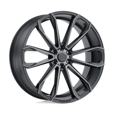 Status Wheels - MASTADON - Gunmetal - Carbon Graphite - 22" x 9.5", 15 Offset, 5x115 (Bolt Pattern), 76.1mm HUB