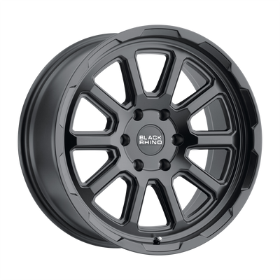 Black Rhino - CHASE - Gunmetal - MATTE BLACK - 20" x 9", 12 Offset, 6x120 (Bolt Pattern), 67.06mm HUB